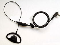 [SC-HY-E1416] D shape ear hanging two-way radio earphone