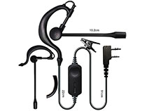 [SC-HY-E549] Ear hook shape with PTT two way radio earphone