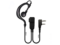 [SC-HY-E555] Ear hook shape with PTT two way radio earphone