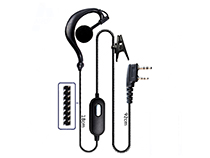 [SC-HY-E564] Ear hook shape with PTT two way radio earphone