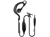 [SC-HY-E579] Ear hook shape with PTT two way radio earphone