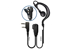 [SC-HY-E586] Ear hook shape with PTT two way radio earphone