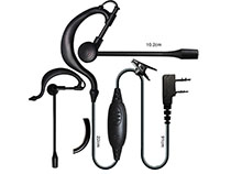 [SC-HY-E601] Ear hook shape with PTT two way radio earphone