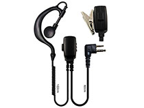[SC-HY-E603] Ear hook shape with PTT two way radio earphone