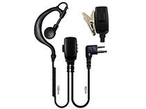 [SC-HY-E604] Ear hook shape with PTT two way radio earphone