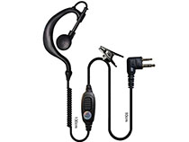 [SC-HY-E605] Ear hook shape with PTT two way radio earphone