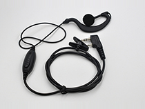 [SC-MST-P102-G] Ear hook shape two-way radio earphone