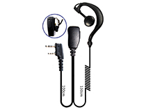 [SC-HY-E567] Ear hook shape with PTT two way radio earphone