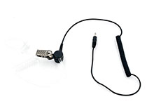 [SC-VD-DT2-2.5/2] Two Way Radio Listen only 3.5mm clear tube earpiece