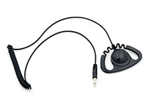 [SC-VD-DT26-3.5/2] Two way radio 3.5mm plug listen only Earhook headset