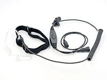 [SC-VD-M-E1677] single sensor Throat vibration Clear tube earphone